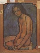 Amedeo Modigliani Nu assis (mk39) oil painting picture wholesale